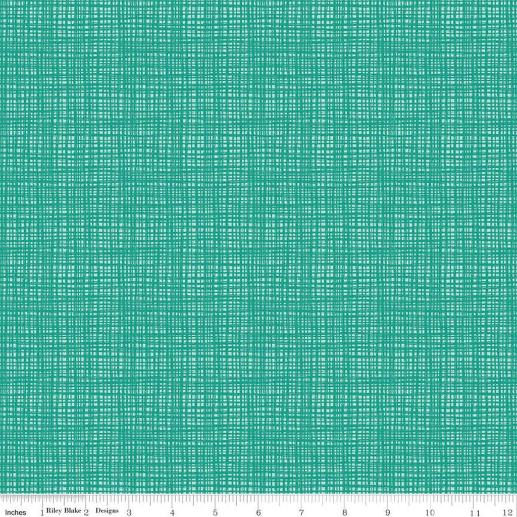 SALE Texture C610 Rainforest by Riley Blake Designs - Sketched Tone-on-Tone Irregular Grid Green - Quilting Cotton Fabric