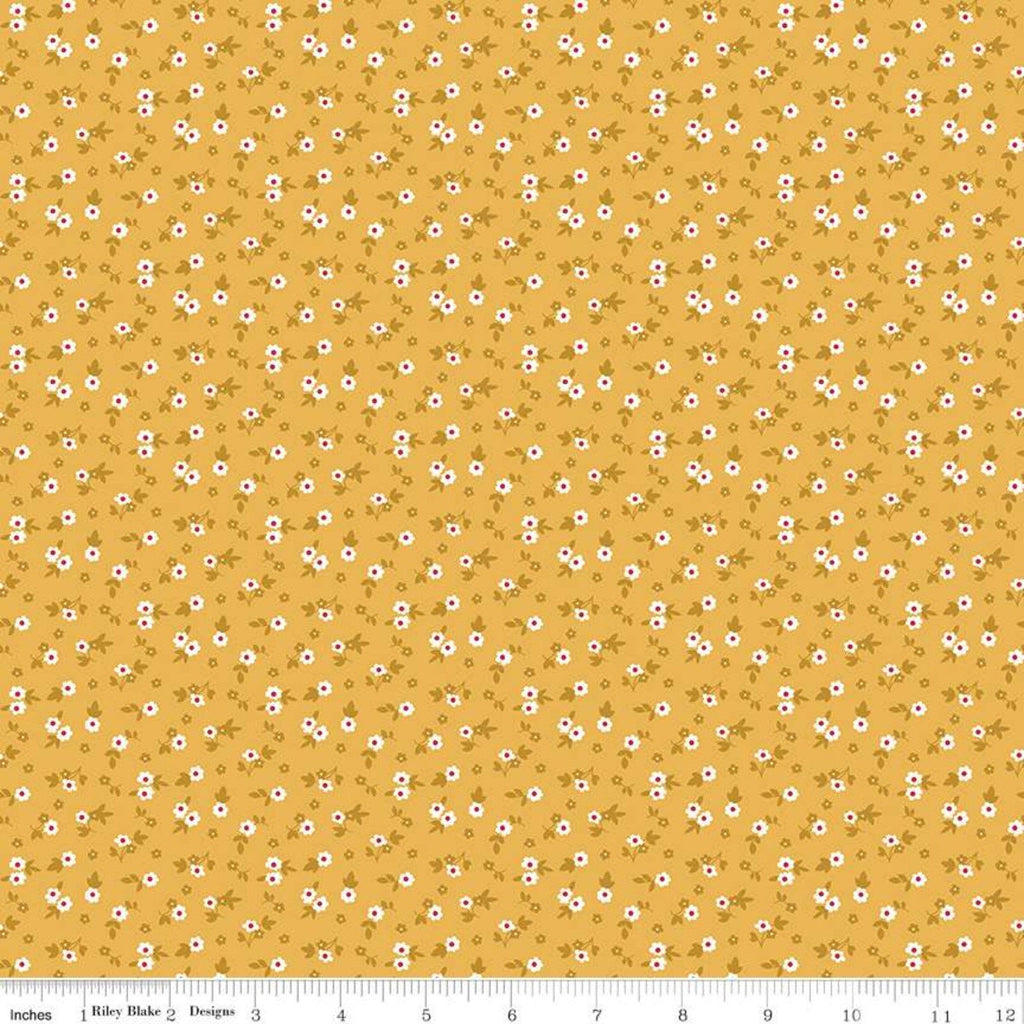 Cook Book Blossom C11763 Daisy - Riley Blake Designs - Lori Holt - Floral Flowers - Quilting Cotton Fabric