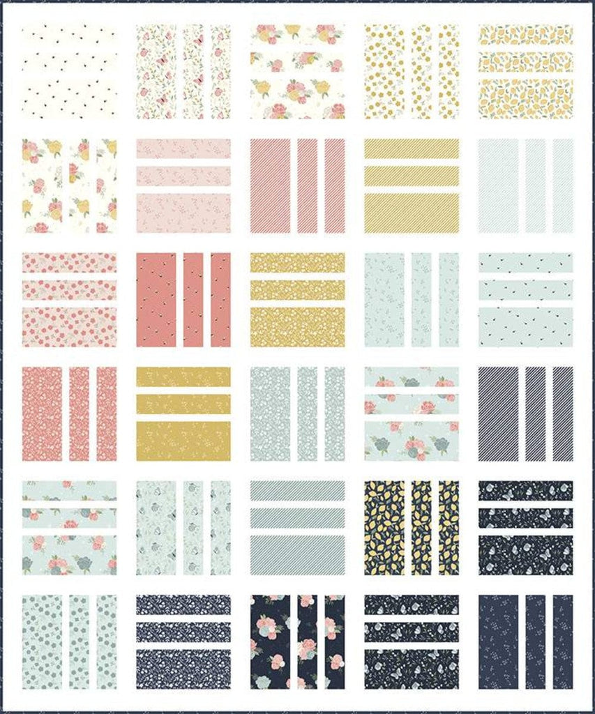 Squared Up Quilt PATTERN P173 by Fran Gulick - Riley Blake - INSTRUCTIONS Only - Beginner Friendly Multiple Sizes and Layouts