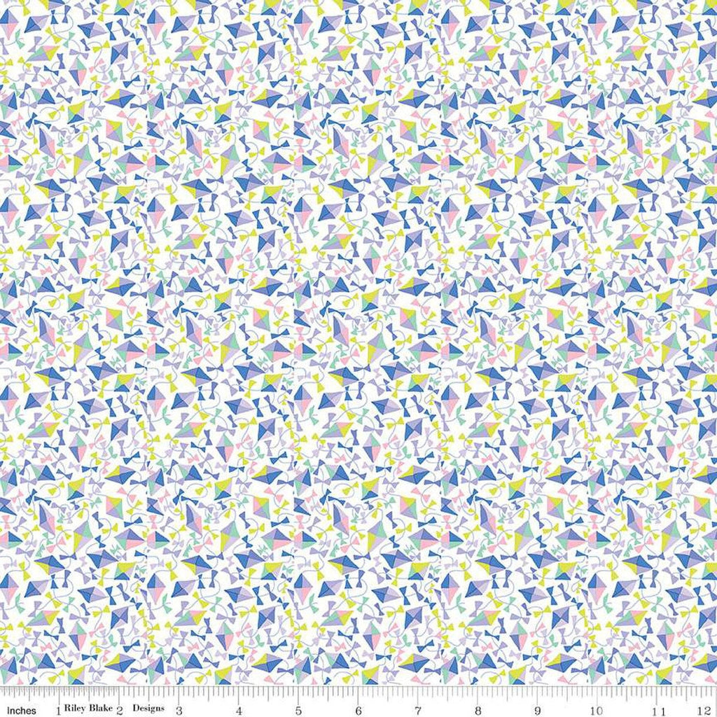 CLEARANCE London Parks Kite Flight B 01666855B - Riley Blake Designs - Kites -  Liberty Fabrics  - Quilting Cotton Fabric