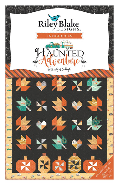 SALE Haunted Adventure Layer Cake 10" Stacker Bundle - Riley Blake Designs - 42 piece Precut Pre cut - Halloween - Quilting Cotton Fabric