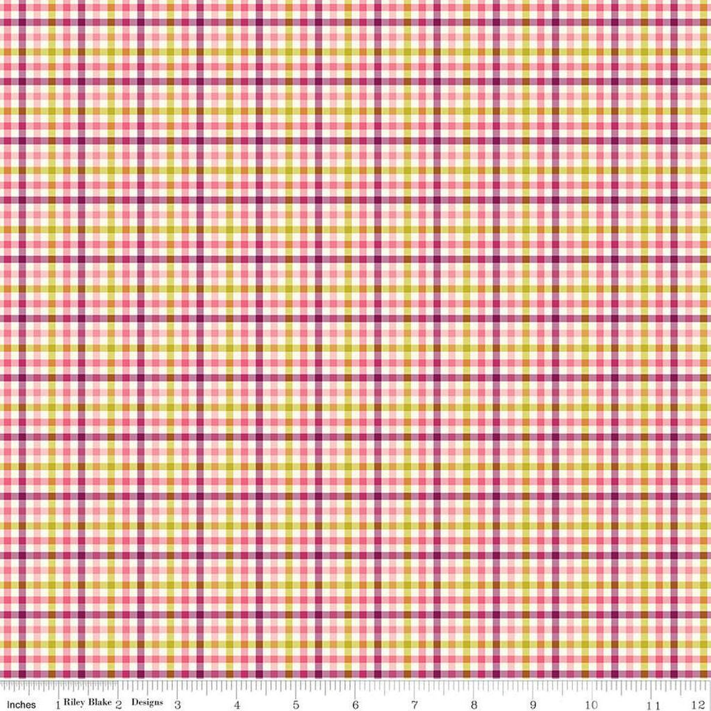 SALE Adel in Summer Plaid C13394 Multi - Riley Blake Designs - 1/8" Check Checks - Quilting Cotton Fabric