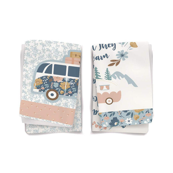 SALE Live, Love, Glamp Home Decor Panel HD13507 by Riley Blake Designs - Glamping Camping Dish Towels Pot Holders Banners - Cotton Fabric