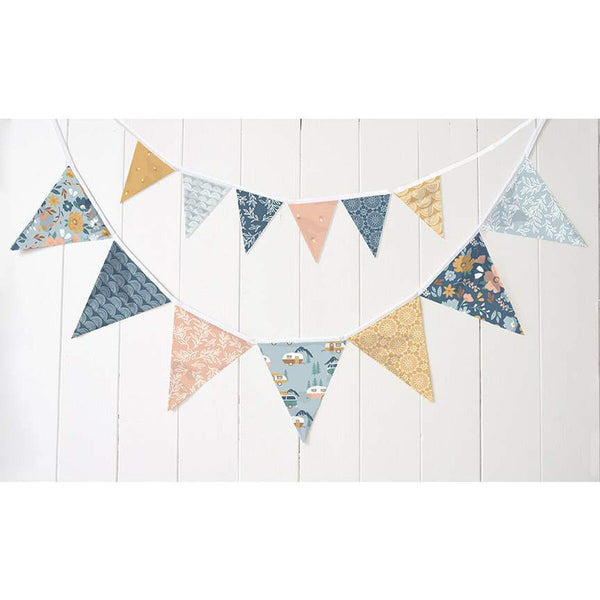SALE Live, Love, Glamp Home Decor Panel HD13507 by Riley Blake Designs - Glamping Camping Dish Towels Pot Holders Banners - Cotton Fabric