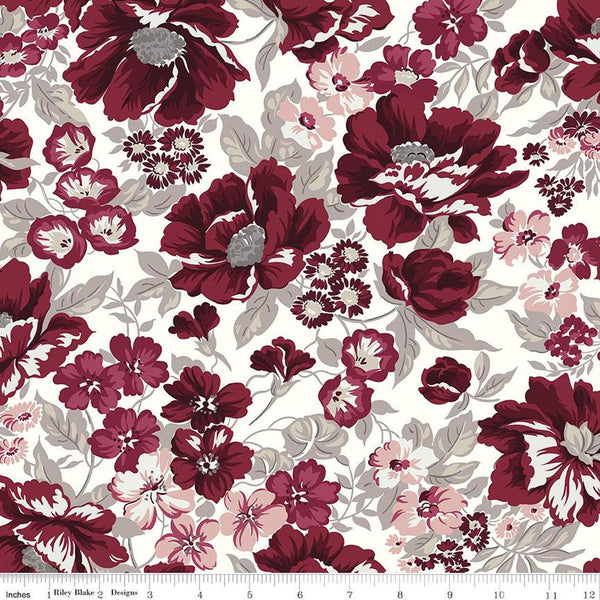 Fabric, Cheerfully Red Berries White by Riley Blake Designs (by the ya –  The Singer Featherweight Shop