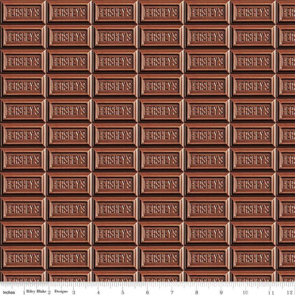 SALE Camp S'mores Hershey's Bars C13626 by Riley Blake - Hershey Camping Chocolate - Quilting Cotton Fabric