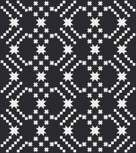 SALE Galaxy of Stars II Booklet P120 by Gerri Robinson - Riley Blake Designs - INSTRUCTIONS Only - Two-Color Quilts Table Runners