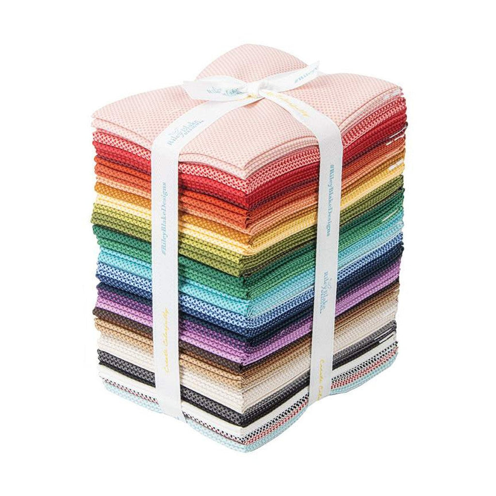 SALE POParazzi Fat Quarter Bundle 40 pieces - Riley Blake Designs - Precut Pre Cut - Tiny Squares - Quilting Cotton Fabric
