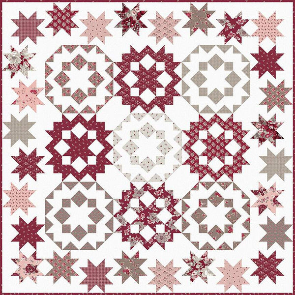 SALE Dancing with the Stars 1 Quilt PATTERN P124 by Gerri Robinson - Riley Blake Designs - INSTRUCTIONS Only - Features Two Star Blocks