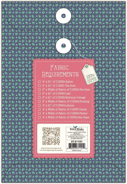 SALE Quilt Seeds Quilt PATTERN Home Town Neighbor No. 2 ST-31101 by Lori Holt - Riley Blake - Instructions Only - Paper Pattern Included