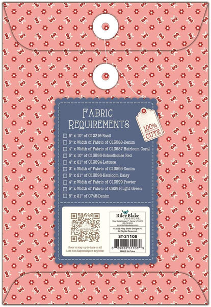 SALE Quilt Seeds Quilt PATTERN Home Town Neighbor No. 9 ST-31108 by Lori Holt - Riley Blake - Instructions Only - Paper Pattern Included