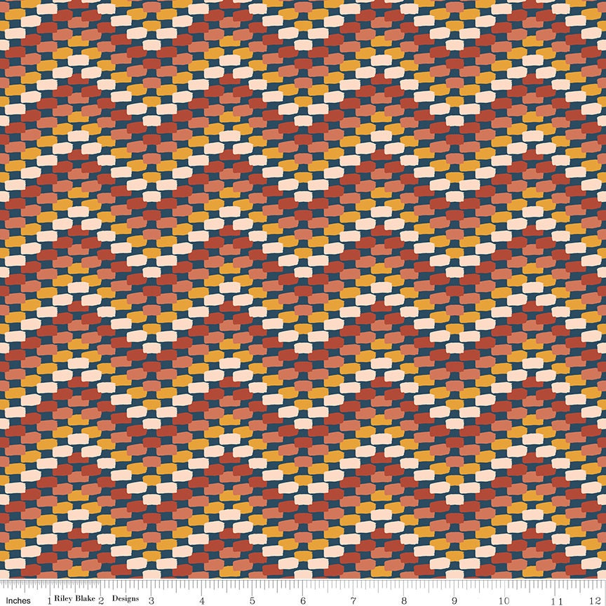 SALE Santa Fe Chevron C13384 Navy - Riley Blake Designs - Brush Strokes Southwest Southwestern - Quilting Cotton Fabric