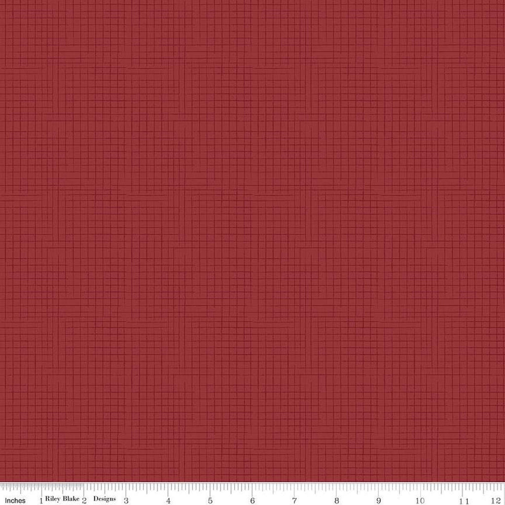 SALE Country Life Burlap C13798 Barn by Riley Blake - Tone-on-Tone Irregular Grid - Quilting Cotton Fabric