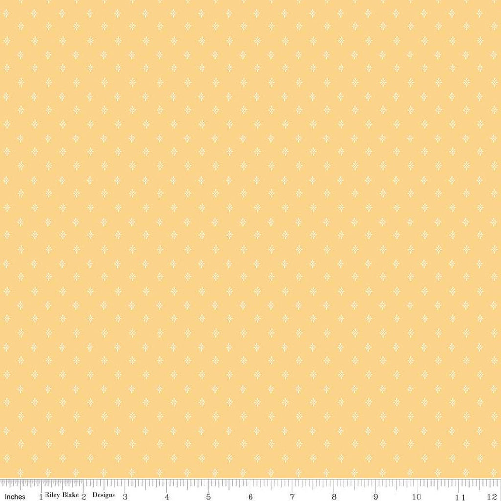 SALE Homemade Sparkle C13725 Sunshine by Riley Blake Designs - Geometric Non-Metallic Starbursts - Quilting Cotton Fabric