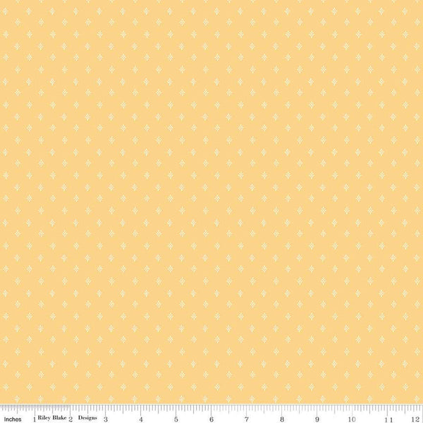 SALE Homemade Sparkle C13725 Sunshine by Riley Blake Designs - Geometric Non-Metallic Starbursts - Quilting Cotton Fabric