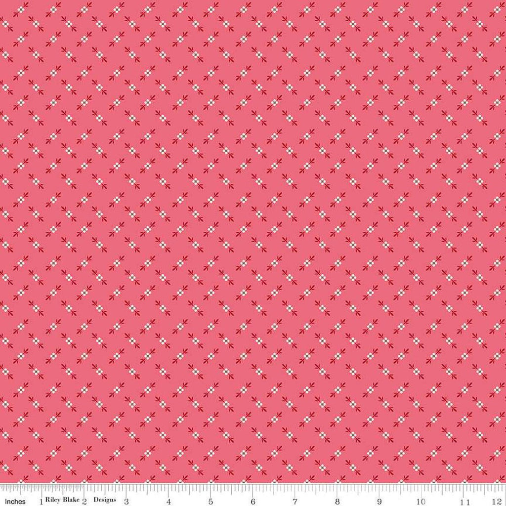 SALE Bee Dots Genoveffa C14176 Tea Rose by Riley Blake Designs - Geometric - Lori Holt - Quilting Cotton Fabric - Licensed Product