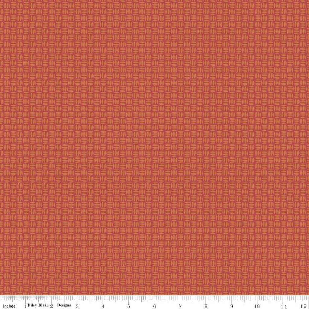 SALE Petal Song Basket Weave C13716 Madeira - Riley Blake Designs - Geometric - Quilting Cotton Fabric