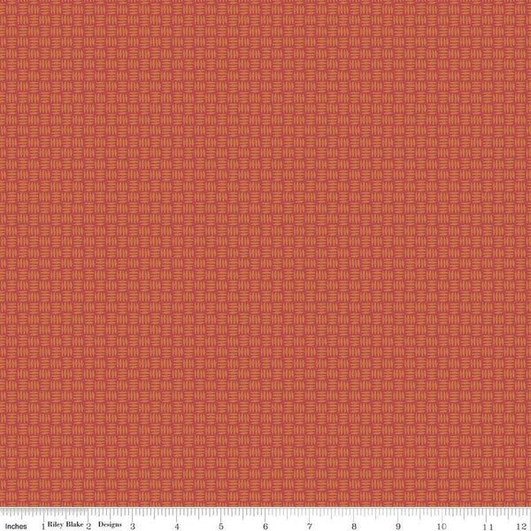 SALE Petal Song Basket Weave C13716 Madeira - Riley Blake Designs - Geometric - Quilting Cotton Fabric