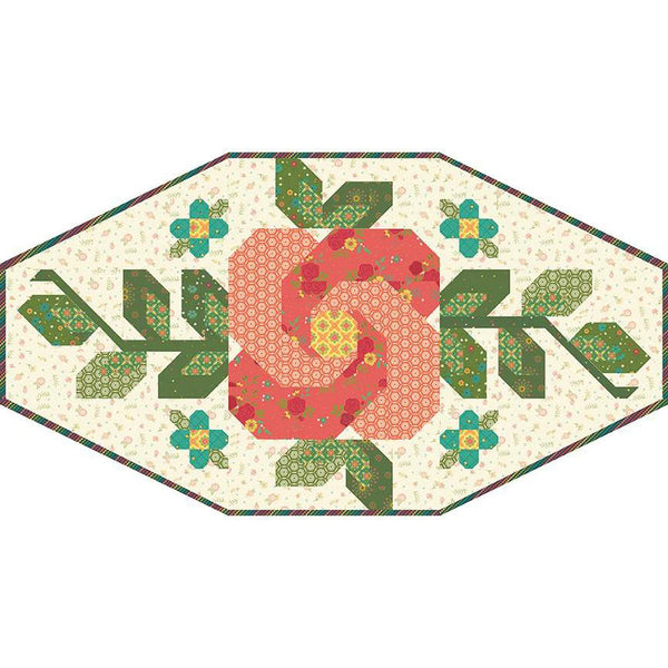 Rose Garden Runner PATTERN P154 by Heather Peterson - Riley Blake Designs - INSTRUCTIONS Only - Pieced Two Layout Options