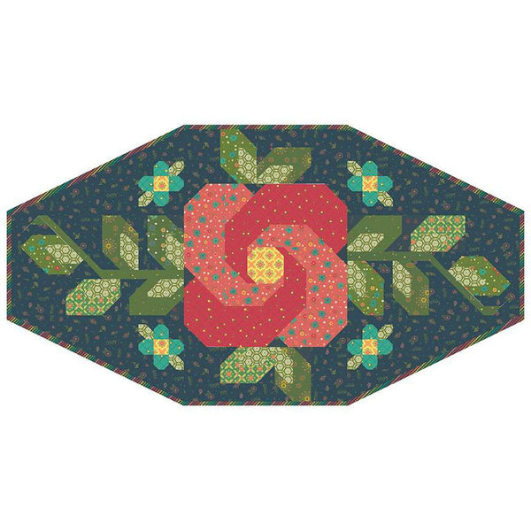 Rose Garden Runner PATTERN P154 by Heather Peterson - Riley Blake Designs - INSTRUCTIONS Only - Pieced Two Layout Options