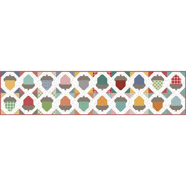 SALE Acorn Love Runner PATTERN P120 by Lori Holt - Riley Blake Designs - INSTRUCTIONS Only - 5" Stacker Friendly