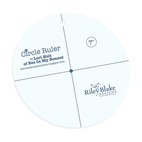 SALE Lori Holt Circle Ruler 7" -STRULER-34019 - Riley Blake Designs - Plastic