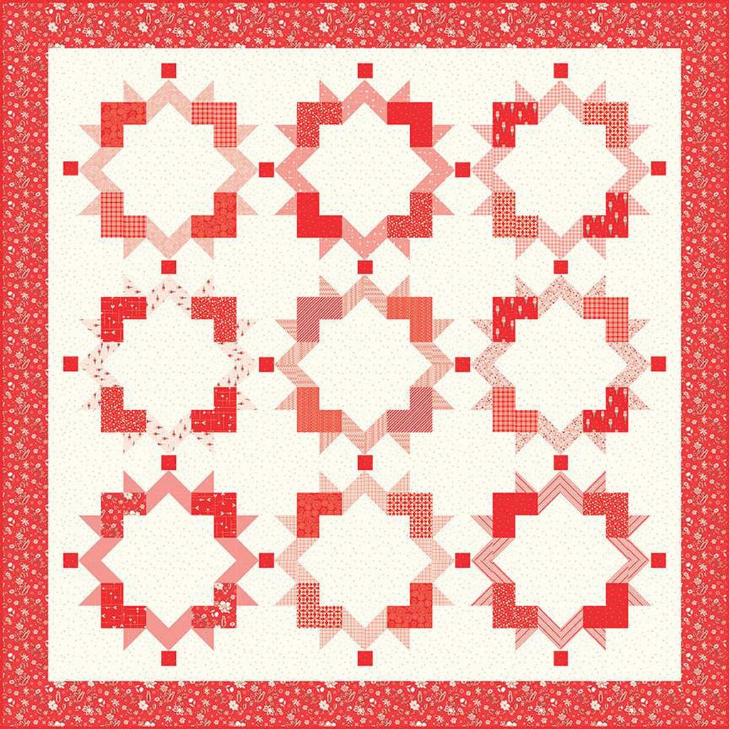 SALE Explosion of Love Pattern P157 by Sandy Gervais - Riley Blake Designs - INSTRUCTIONS Only - Valentine's Day - 3 Projects