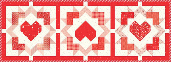 SALE Explosion of Love Pattern P157 by Sandy Gervais - Riley Blake Designs - INSTRUCTIONS Only - Valentine's Day - 3 Projects