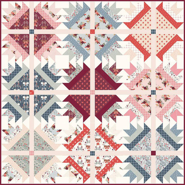 SALE Orienteer Quilt PATTERN P192 by Chelsey Cobabe - Riley Blake Designs - INSTRUCTIONS Only - Adventurous Beginner Friendly