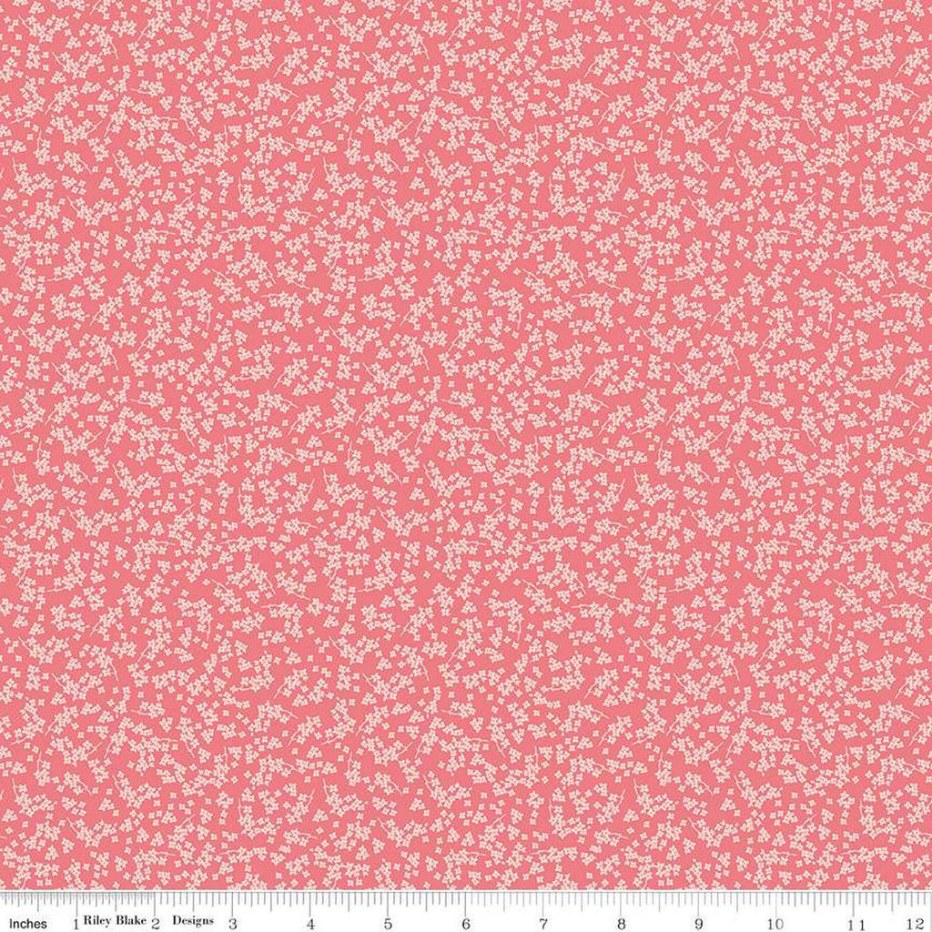 Spring Gardens Ditsy Floral C14115 Sugar Pink by Riley Blake Designs - Flower Flowers - Quilting Cotton Fabric