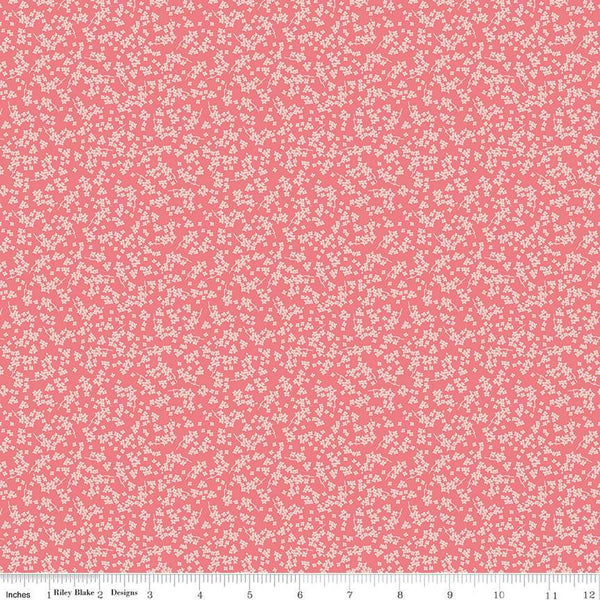 Spring Gardens Ditsy Floral C14115 Sugar Pink by Riley Blake Designs - Flower Flowers - Quilting Cotton Fabric