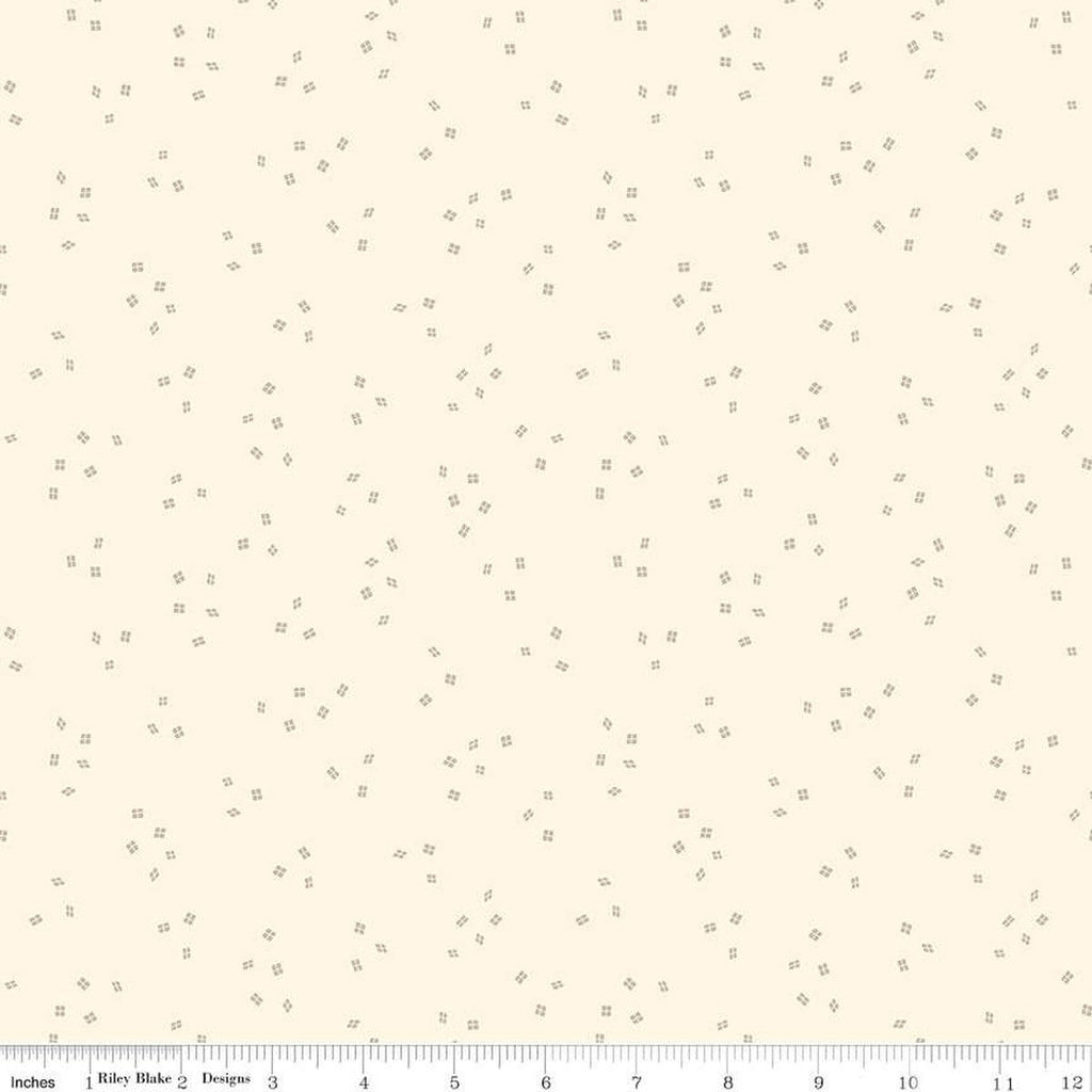 SALE Blossom Lane Windows C14007 Cream by Riley Blake Designs - 4-Panel Diamonds - Quilting Cotton Fabric