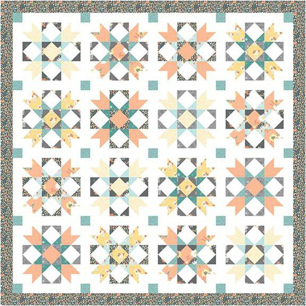 SALE Stargaze Quilt PATTERN P143 by Material Girl Quilts - Riley Blake Designs - INSTRUCTIONS Only - Fat Quarter Friendly - Two Sizes