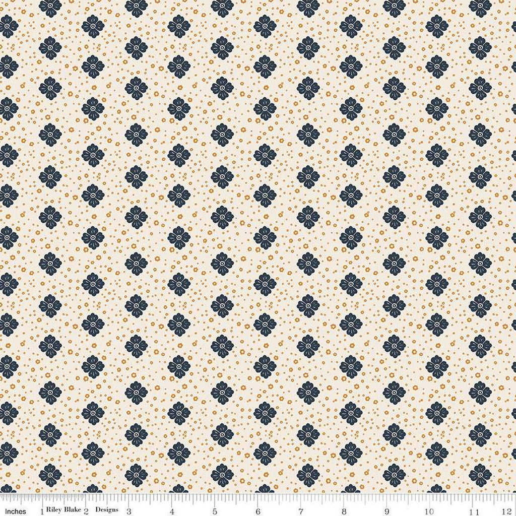 SALE The Old Garden Alexandre C14234 Cream - Riley Blake Designs - Floral Flowers - Quilting Cotton Fabric