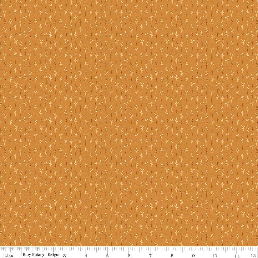 SALE The Old Garden Gloria C14237 Daisy by Riley Blake Designs - Leaf Leaves - Quilting Cotton Fabric