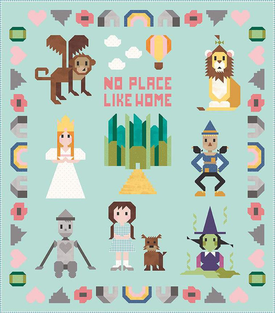 SALE Sew Place Like Home Quilt PATTERN P203 by Art East Quilting Company - Riley Blake - INSTRUCTIONS Only - World of Oz - Advanced