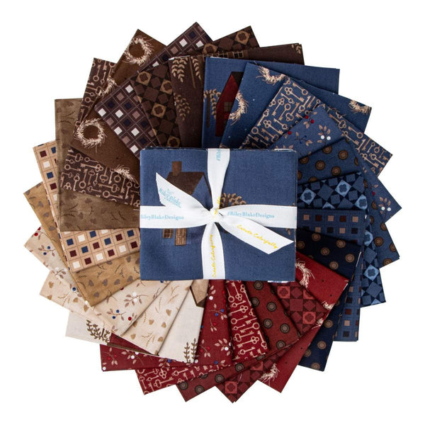 SALE Huckleberry Saltbox Fat Quarter Bundle 24 pieces - Riley Blake Designs - Pre cut Precut - Quilting Cotton Fabric