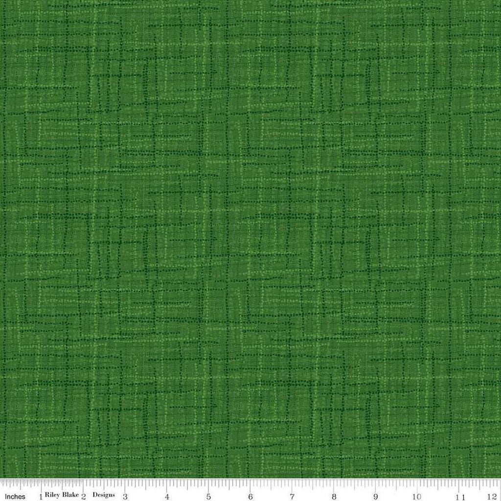 SALE Grasscloth Cottons C780 Green - Riley Blake Designs - Woven Look Basic - Quilting Cotton Fabric
