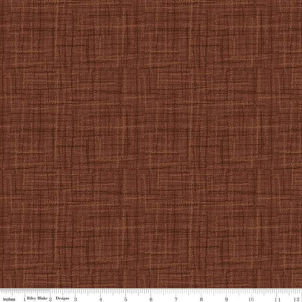 SALE Grasscloth Cottons C780 Brown - Riley Blake Designs - Woven Look Basic - Quilting Cotton Fabric