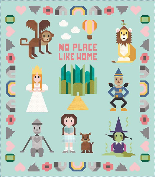 SALE Sew Place Like Home Quilt PATTERN P203 by Art East Quilting Company - Riley Blake - INSTRUCTIONS Only - World of Oz - Advanced
