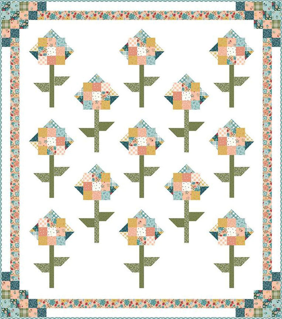 Another Morning Meadow Quilt PATTERN P138 by Beverly McCullough - Riley Blake Designs - Instructions Only - Pieced 10" Stacker Friendly