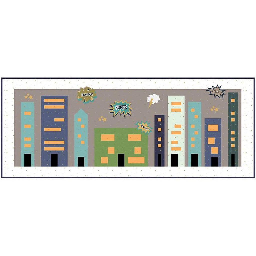 SALE Cityscape Bench Pillow Pattern P177 by Jennifer Long - Riley Blake Designs - Instructions Only - Pieced with Optional Appliques