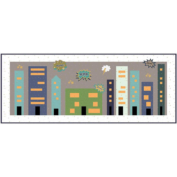 SALE Cityscape Bench Pillow Pattern P177 by Jennifer Long - Riley Blake Designs - Instructions Only - Pieced with Optional Appliques