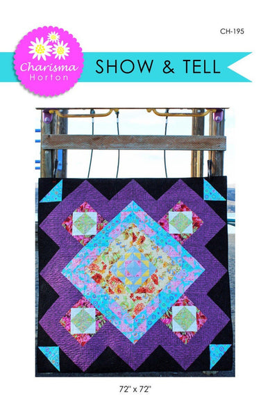 SALE Peony Show (Show and Tell) Quilt PATTERN P161 by Charisma Horton - Riley Blake Designs - Instructions Only - Pieced