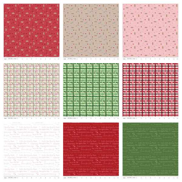 SALE To Grandmother's House 2.5 Inch Rolie Polie Jelly Roll 40 pieces - Riley Blake Designs - Precut Pre cut Bundle - Quilting Cotton Fabric
