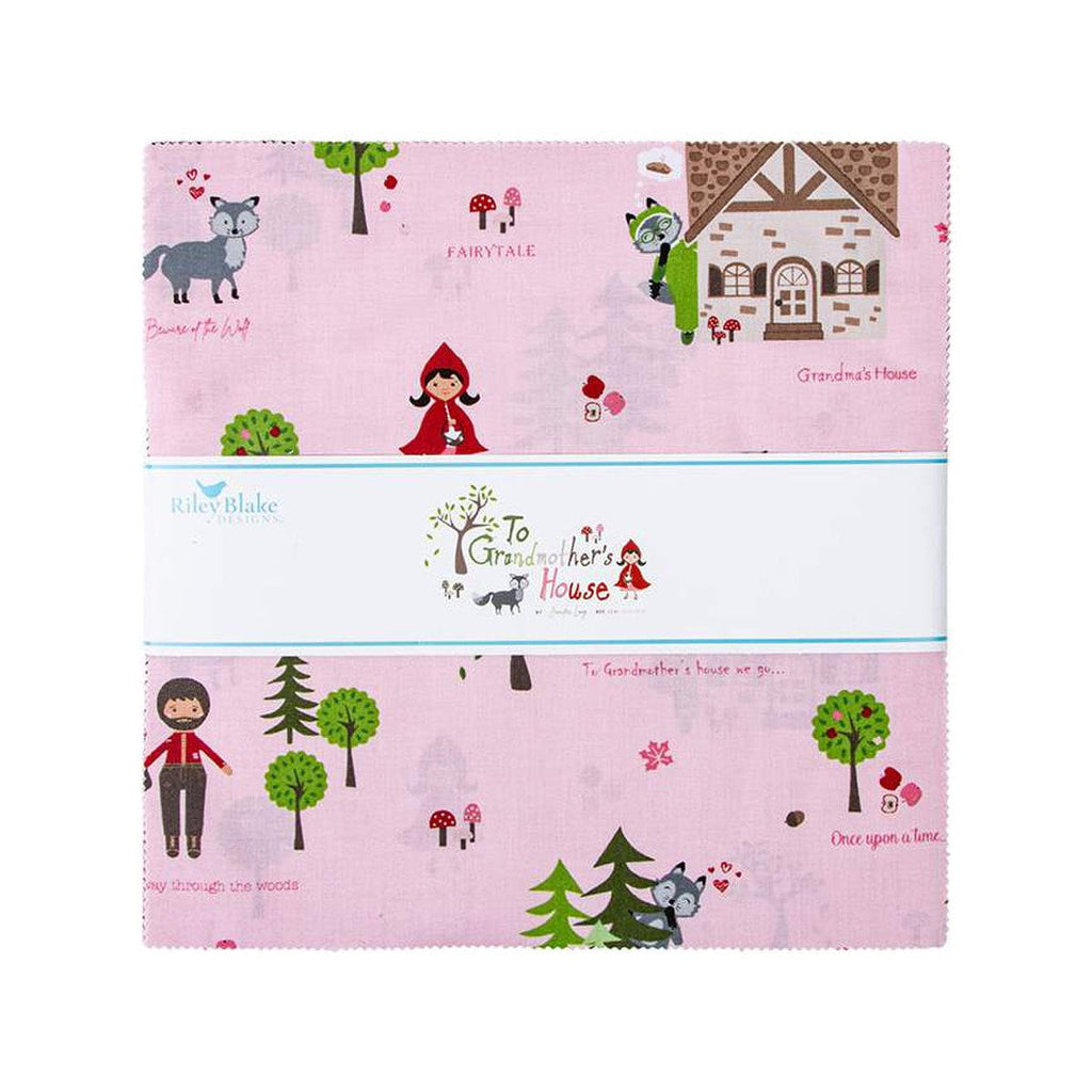 SALE To Grandmother's House Layer Cake 10" Stacker Bundle - Riley Blake Designs - 42 piece Precut Pre cut - Quilting Cotton Fabric