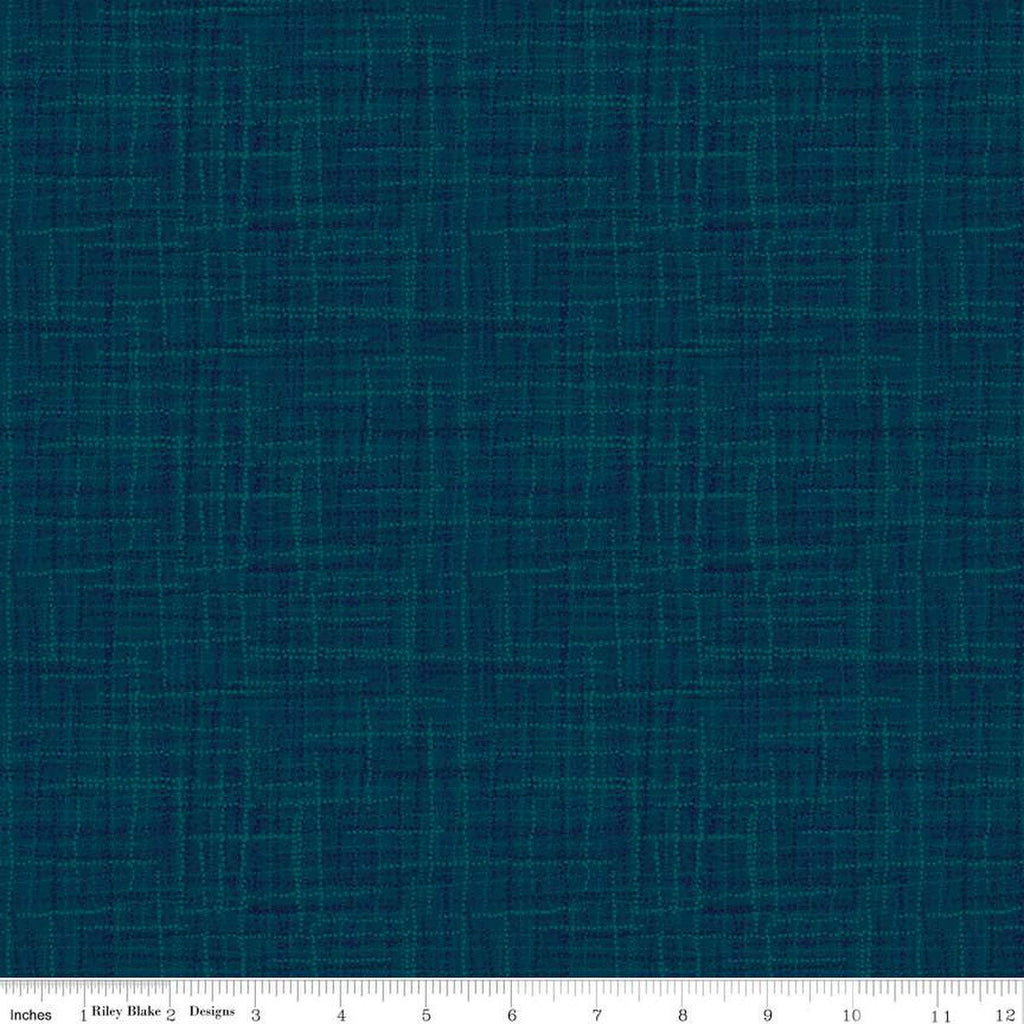 SALE Grasscloth Cottons C780 Warm Navy - Riley Blake Designs - Woven Look Basic - Quilting Cotton Fabric