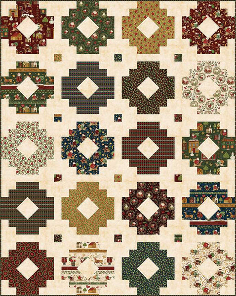 SALE Solstice Lights Quilt PATTERN P173 by Fran Gulick - Riley Blake Designs - INSTRUCTIONS Only - Beginner Fat Quarter Friendly