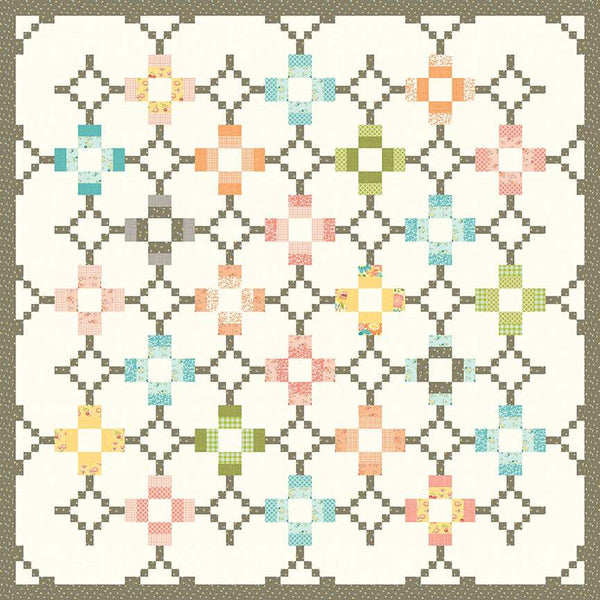 SALE Ebb and Flow Quilt PATTERN P157 by Sandy Gervais - Riley Blake Designs - INSTRUCTIONS Only - Pieced Fat Eighth Friendly