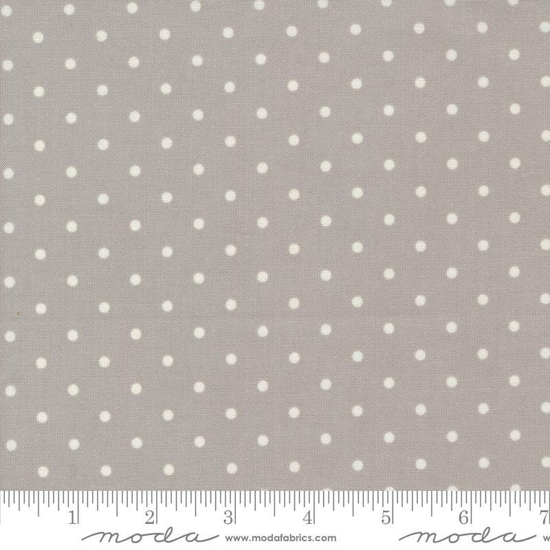 SALE My Summer House Dottie Dots 3046 Stone - Moda Fabrics - Dot Dotted - Quilting Cotton Fabric